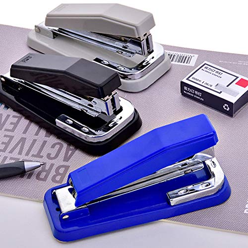 OEKFVCHVZ 360 Degree Rotating Stapler School Desktop Portable Standard Staplers for Paper Binding Office Accessories