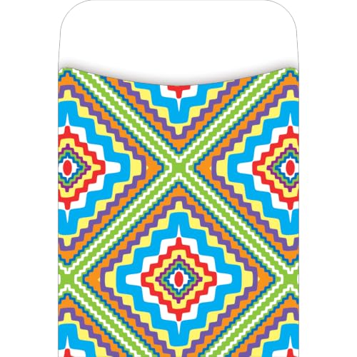 Barker Creek Library Pockets, Assorted Designs, 120-Pack