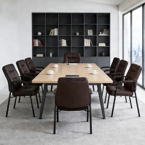 OLIXIS Waiting Room Chairs, Guest Chair, Faux Leather