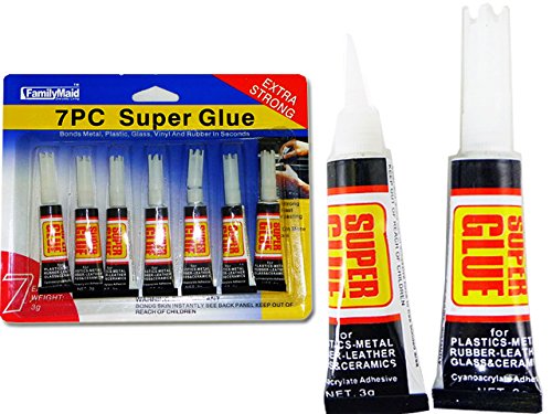 Glues 7 pcs Super Glues (2G) New No 16534, Case of 144