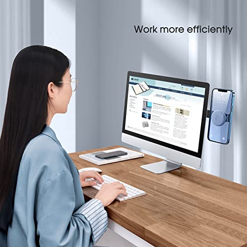 GVRMLDF Adjustable Multi Screen Phone Holder Support Laptop Monitor Display Charging Cell(D)