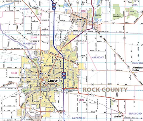 Milwaukee Metro Area Map (40” wide by 48” high)