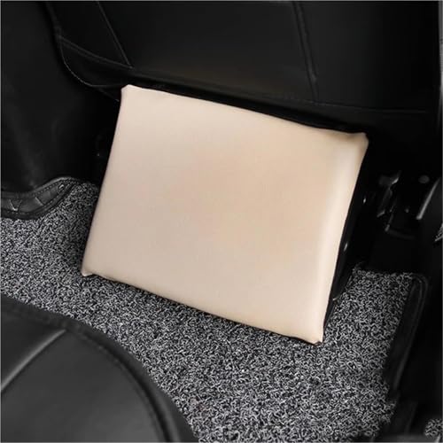 IOKGVEDD RV Accessories, Car Leg Support Rear Seat Modified, Rest Pedal Drag Business Foot Footrest for Travel(Brown)
