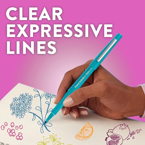 Paper Mate Flair Felt Tip Pens | Medium Point (0.7 mm) Writing Pens | Black Pens | For Writing, Drawing & Sketching | 36 Count