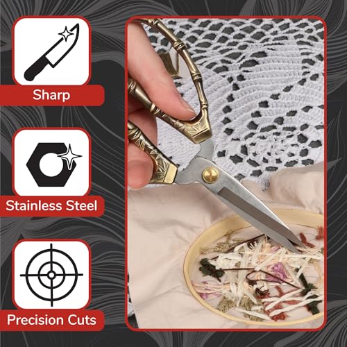 JubileeYarn Bamboo Style Embroidery Scissors - Assortment - 15 Scissors