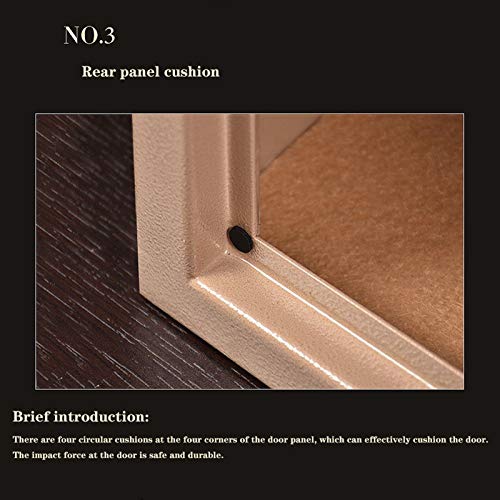 ntumLeap Safe Security Safe Box Digital Security Safes Steel Construction Hidden with Lock Cabinet Anchoring Design for Home Office Hotel Business Passport Cash Safe,Black-A