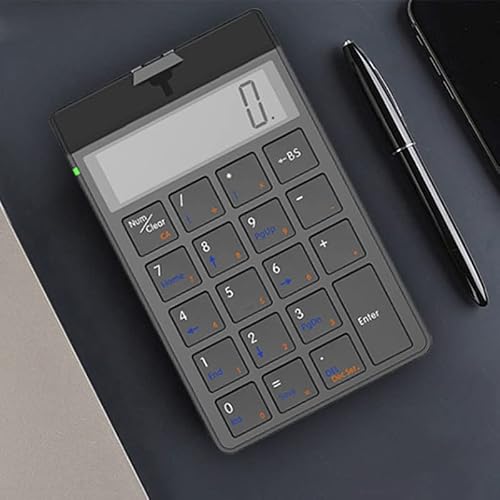 DUYHBAWRS Calculator Calculator Keypad Charging Financial Accounting Keyboard 12-Digit Display Keyboard Calculator Dual-use(D)