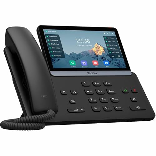 Yealink T77U IP Phone - Corded - Corded - 10 Multiple Conferencing - Wall Mountable, Stand Mountable - Classic Gray
