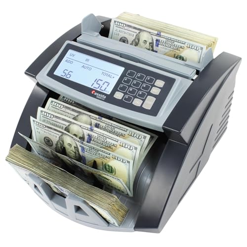 Cassida Money Bill Counter| Business Grade| 1,300 Notes/Min| 5520 UV