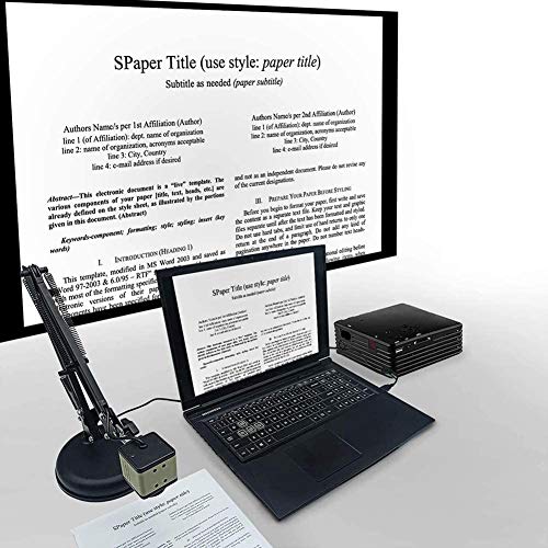 OIADHXNFG Teacher Document Camera 8 Megapixel Autofocus USB Document Camera for Distance Education Teaching Web Conference Black 500076287