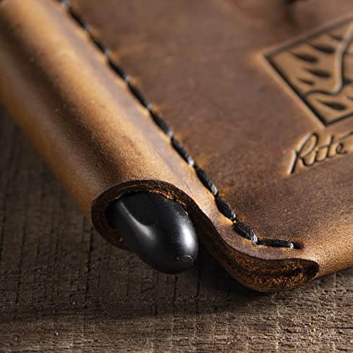 Rite in the Rain The SHERPA Genuine Leather Notebook Wallet Kit, 6.875" x 3.75". Includes an EDC Pocket Pen and a 3 Pack of Stapled Notebooks (No. H771-KIT)