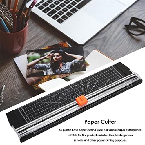 AFPSDLFJDLS A4 Paper Cutting Machine Paper Cutter Trimmer Crafts Photo Scrapbook Blades DIY Office Home Stationery(Black-JoJo's Bizarre Adventure1)