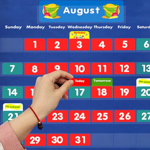 Calendar Pocket Chart Teaching for Date Math Counting