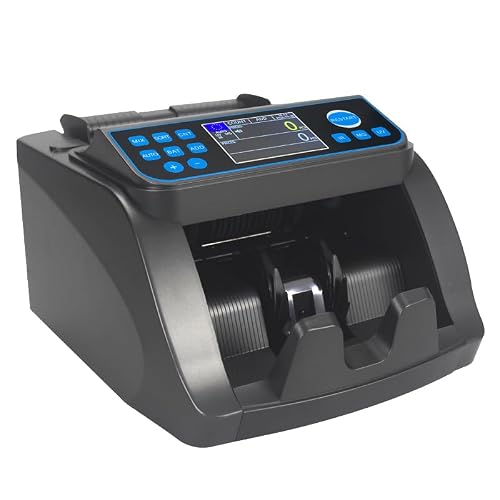 6000E Multi Currency Banknote Value Counter Sorter LCD Display