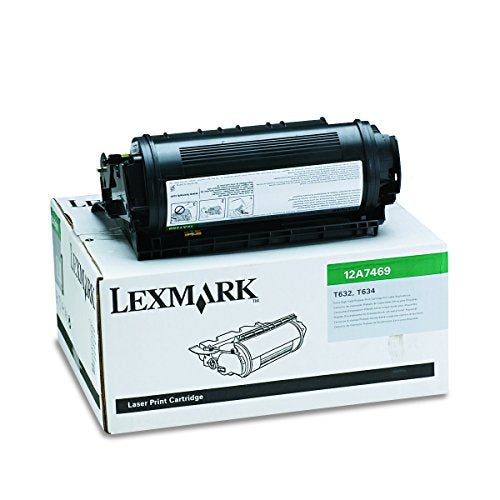 Lexmark Extra High Yield Return Program Toner Cartridge for Label Applications, 32000 Yield (12A7469)