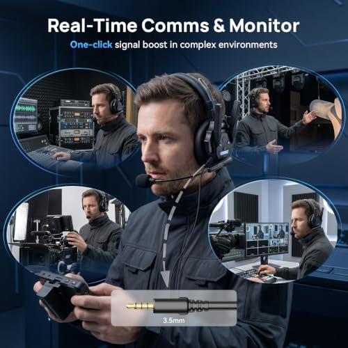 SYNCO XTALK XPRO2 Wireless Intercom Headset System MasterFree for Team Work