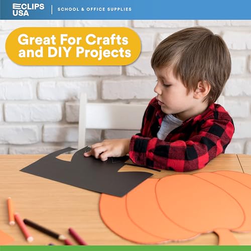 Poster Board Black Poster Paper 11x14 Poster Board Bulk Posteboard School Supplies (Black, 200 Pack)