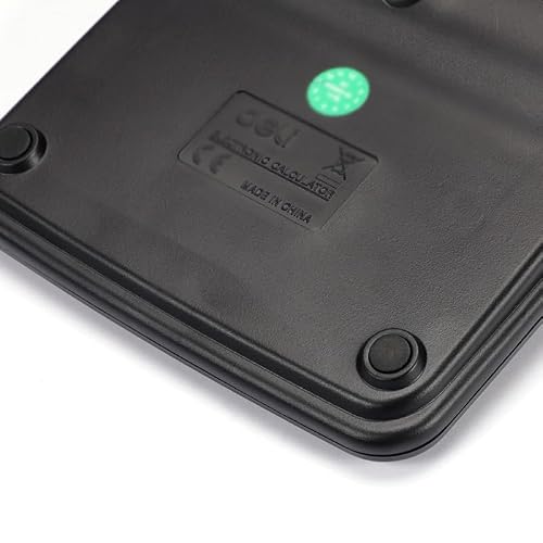 QERTYHJK 12 Digit Solar Powered Portable Small Calculator with Large Computer Screen Dedicated to Finance and Office