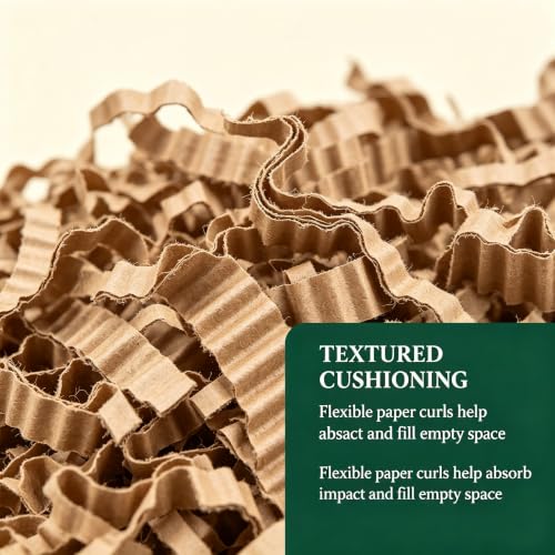 Confetti Cut Kraft Paper Shred Filler, Moving, Gift Wrapping