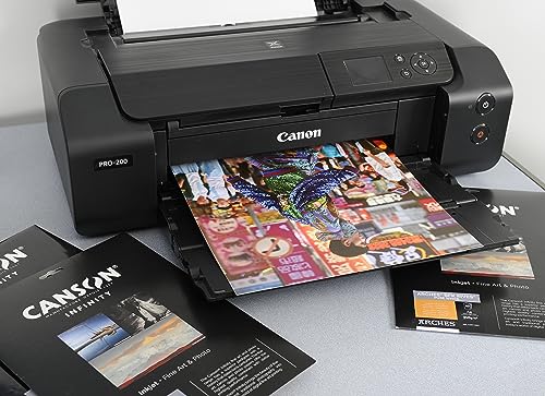 Canson Infinity Photo Lustre Premium Photographic Paper for Black and White, and Color Reproductions, 310 Grams, 11 x 17 Inch, 25 Sheets