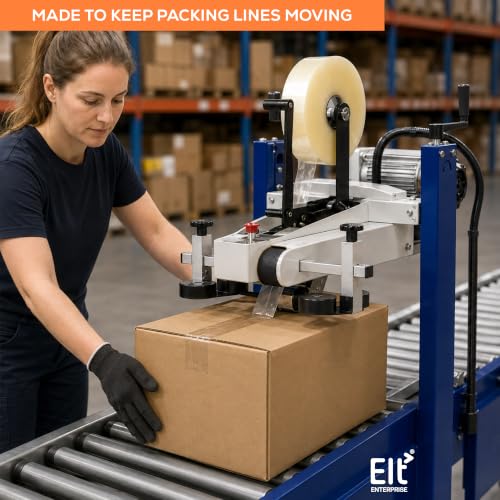 EIt Packing Tape, 3 Inch x 1000 Yard, 1.8 Mil, Clear 4 Rolls Machine Length