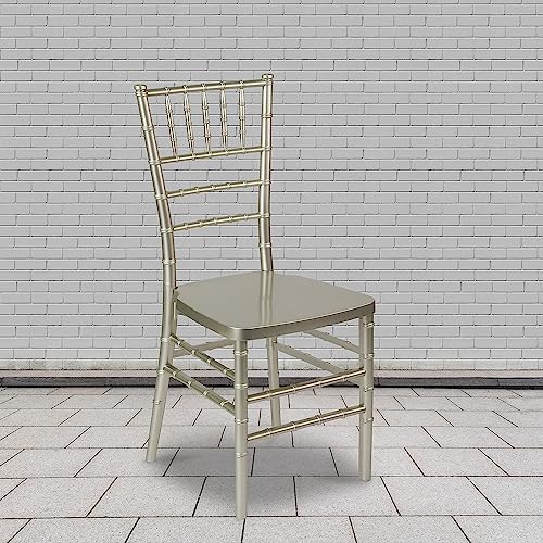 Flash Furniture Hercules Stacking Resin Chiavari Chair, 2-Pack