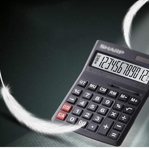 Business Calculator Financial 12 Digit Solar Office Computer