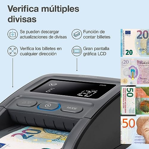 Safescan 155-S Counterfeit Bill Detector - 100% Detection on 7 Points
