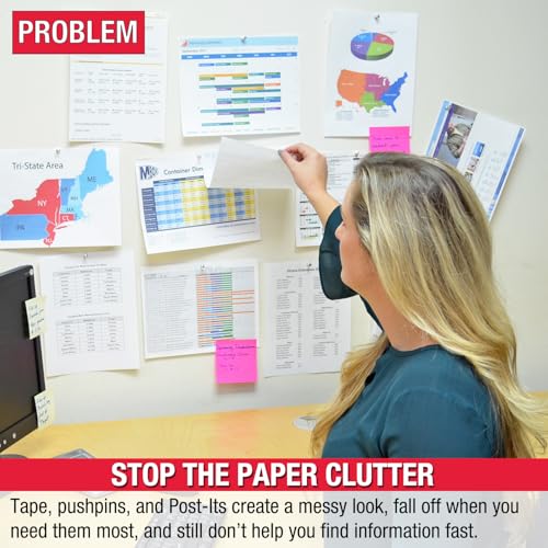 Ultimate Office AdjustaView Expandable Desk Reference Display Organizer 20C