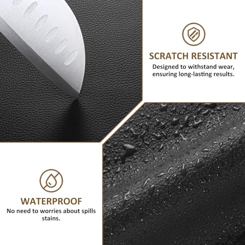 Fabric Adhesives Self Adhesive Leather Fabric for Repair Leather Chair Patch Upholstery Vinyl Repair Tape, Reupholster Leather Patches for Furniture Couch Chairs Car Seat(Royal Blue)