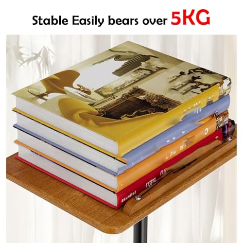 UBNMIUBV Adjustable Floor Standing Book Holder with Tray, Music Stand for Office & Conference Room, Supports 5Kg, Height 102Cm, Perfect for Presentations and Reading,H-142cm