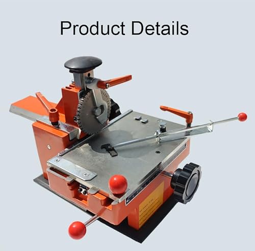 PreAsion Manual Nameplate Metal Label Stamping Printer Machine Semi-Automatic Sheet Embosser with Fixture 4mm