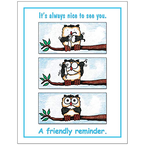 Laser Reminder Postcards, Optometric Appointment Reminder Postcards. 4 Cards Perforated for Tear-off at 4.25" x 5.5" on an 8.5" x 11" Sheet of 8 Pt Card Stock. (1000)