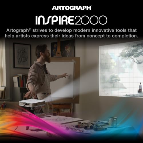 Artograph Inspire 2000 Digital Art Projector, Full HD 1080P, Auto Focus