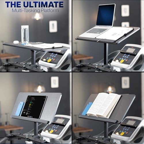 VIVO Black Universal Wooden Laptop Treadmill Desk with Tilt, STAND-TDML4R