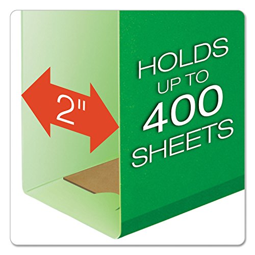 Pendaflex 04152X2 BGR Extra Capacity Reinforced Hanging Folders, Bright Green