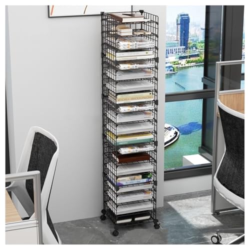 8/12/16/20 Layer Sorting Organizer, Paper Organizer, Paper Sorter, Paper Storage Cabinet for Home, Classroom, Office, School, Black(20tier)