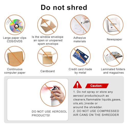 Paper Shredder for Home Use, 5 Sheet Cross Cut Desktop Shredder, P-4 Security Level with 2.38 Gallon Basket, 4-Mode Control, Quiet Operation, for Home Office Small Business Credit Card Staples, Black