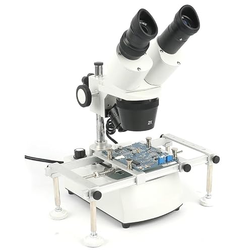Microscope Accessories Kit Multifunction Adjustable PCB Stand for Stereo Microscope Microscope Slides