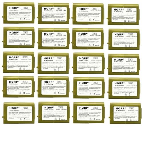 HQRP 20-Pack Cordless Phone Battery for AT&T/Lucent Model 102, Part Number 89-1324-00-00/8913240000 Replacement