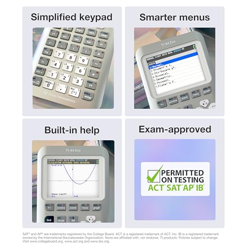 TI-84 Evo Graphing Calculator Texas Instruments, Silver