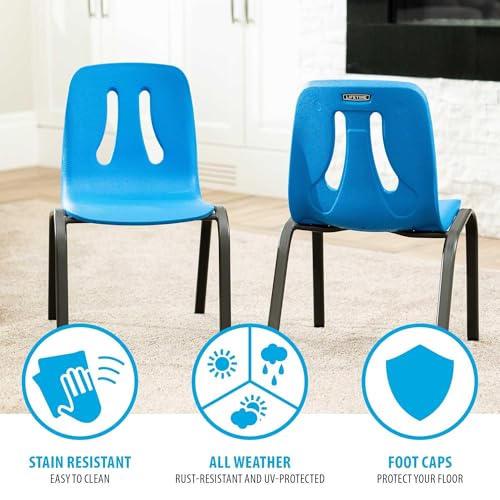 Lifetime Kid’s Stacking Chairs, 4-Pack