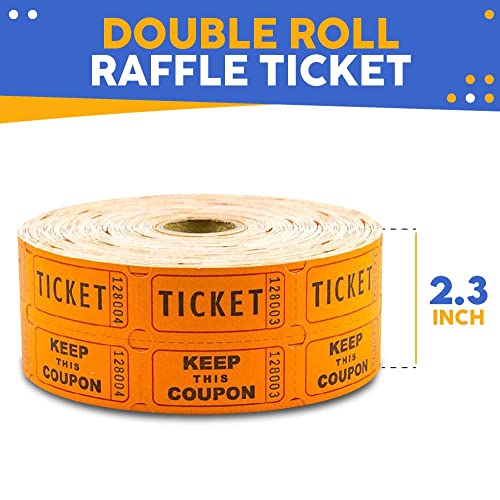 Toysery Multicolor Raffle Tickets, 12,000 Tickets