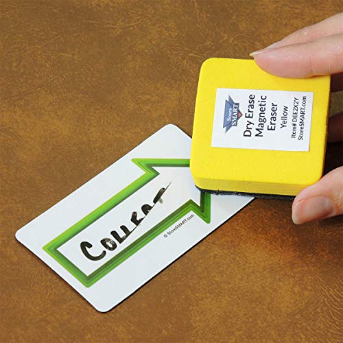 StoreSMART - Arrow Outline Magnets - Green - 50-Pack - 2" x 3.5" - POINT2X3-G-50