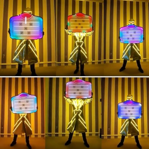 Bottle Presenter for Night Club, Bottle Service SignVip, Bottle Service Lights,Changeable Letters VIP Service with 4 Letter Sets & 2 Number Kit【Direct delivery from US Warehouse】,A