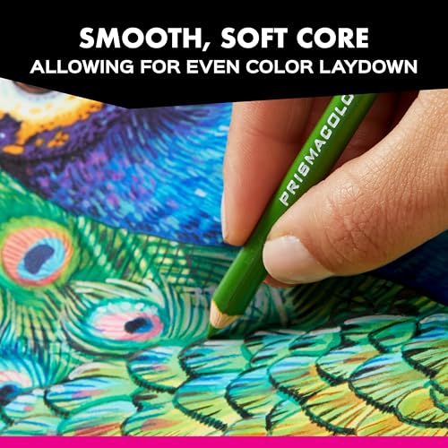 Prismacolor Premier Colored Pencils, Soft Core, Assorted Colors, 150 Count - Durable, Vibrant, Ultra-Smooth, Adult Coloring, Drawing, Sketching, Arts & Crafts
