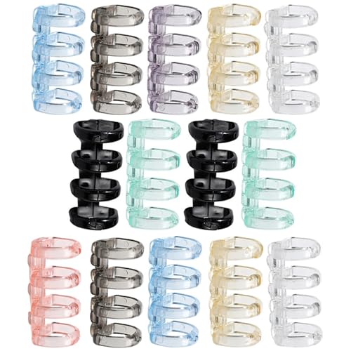 Plastic Binder Rings 300 Pcs Plastic Binder Rings - Loose Leaf Notebook Binding Strips for Notebook Diary