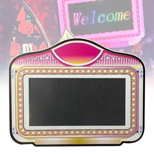 AUTUMFLATGAO LED Letter Bottle Presenter, Color Lighted Display, Bottle Service Sign, APP Edit Your Own Rolling Message, Club Signs for Bottle Service