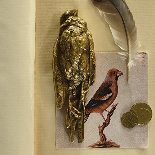 HomArt Still Bird Brass Paperweight (Antique Brass)