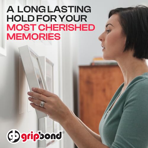 GripBond Clear Double Sided Tape, 4 Rolls (18.3 Ft), 1.2”x220” – Clear Mounting Tape for Hanging Picture, Poster, Carpet, Photo Decorations - Nano Adhesive for Home, Office, Indoor & Outdoor Use